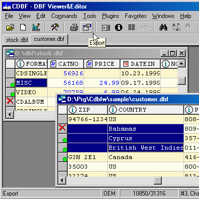 True DBF Viewer Screenshot